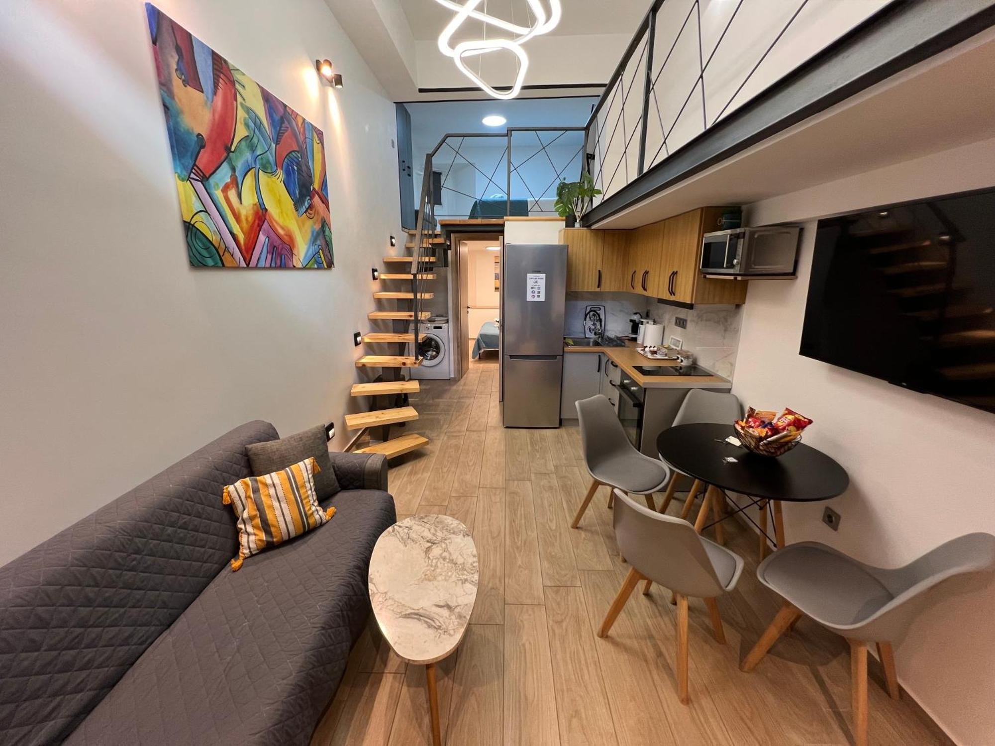 City Center Loft With Private Parking Kavála Luaran gambar