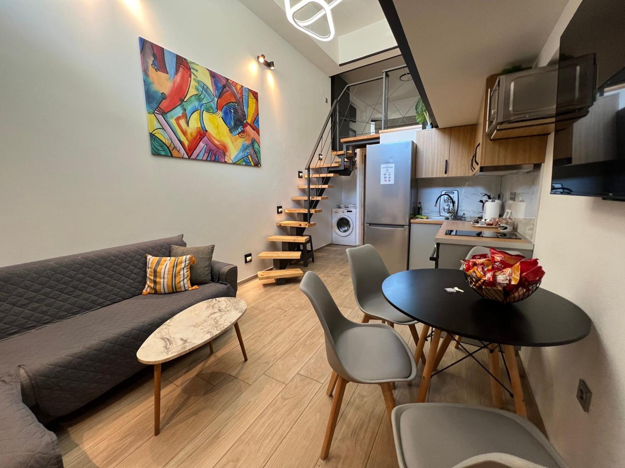 City Center Loft With Private Parking Kavála Luaran gambar